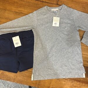 NWT BBCo long sleeve tee and shorts
